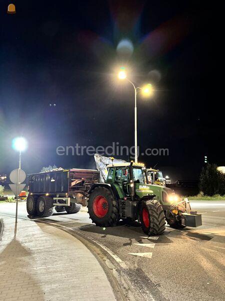 Fliegl afschuifdumper met trekker