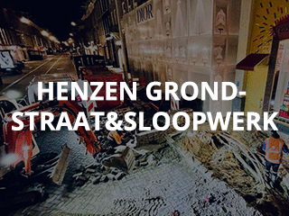 Logo HENZEN grond- straat & sloopwerk; Veenendaal