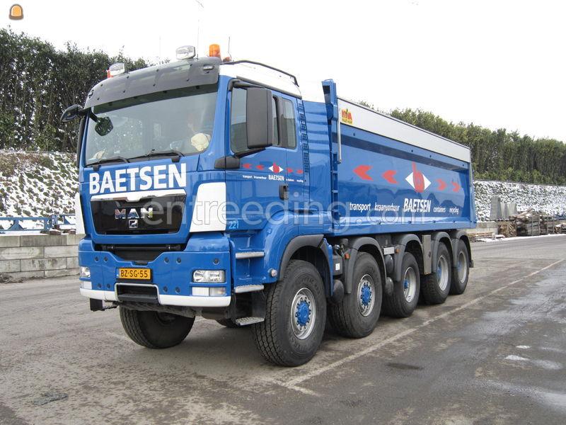 Materieel Kippervrachtauto MAN 10x8 Kipper 36223156 - Baetsen Recycling ...