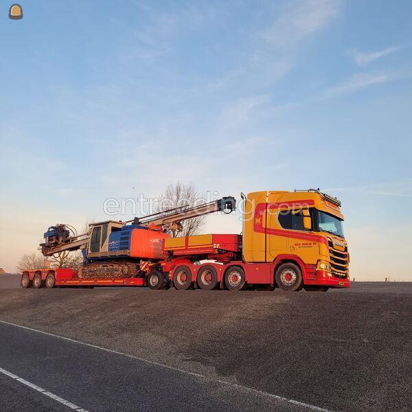 Scania R660 met dieplader