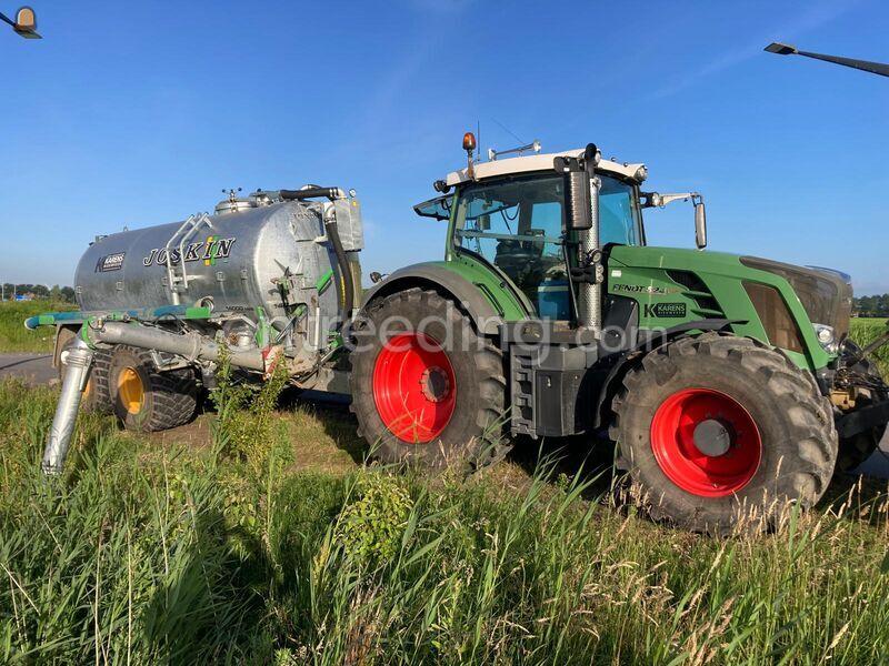 Fendt + waterwagen met zuigarm 14 m3